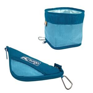 Kurgo Zippy Bowl Collapsible‎ Travel Dog Bowl Pet Food Water Bowl Portable NEW